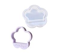 Moule semi-circulaire en silicone pour façonner des lettres - Essentiel pour décoration de maison unique en résine et plâtre
