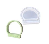Moule semi-circulaire en silicone pour façonner des lettres - Essentiel pour décoration murale unique en résine, plâtre, décoration murale