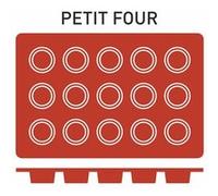 Moule Silicone 15 Petits Fours Ø 40 mm