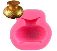 Moule Silicone 2 Pcs Fondant Moule Séché Pace Chocolat Moule Vase Fleur Pot Aromathérapie Gypse Diffuseur Décoration