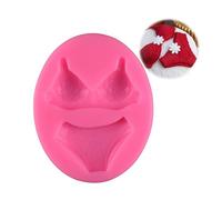 Moule Silicone 2 Pcs Fondant Silicone Moule Sous-Vêtements Sous-Vêtements Forme Argile Moule Biscuit Chocolat Moule