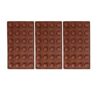 Moule Silicone 24 Trous Demi - Sphères, Souple et Résistant, Lot de 3 - Sécurité Alimentaire, Résistance Thermique, Usage Polyvalent