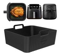 Moule Silicone 6,2L Pour Philips Air Fryer Série 2000 / Ninja AF180EU | 2,5 mm D’épaisseur | Bandes En Silicone de 8 mm sur le fond | Moule Silicone AirFryer
