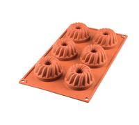 Moule à mini kouglof en silicone Silikomart - Les 6