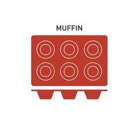 Moule Silicone 6 Muffins Ø 70 mm