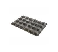 Moule Silicone 600 x 400 mm pour 24 Mini Brioches - Pujadas - - Silicone600 400x37mm