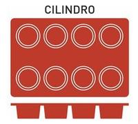 Moule Silicone 8 Cylindres Ø 60 mm Pujadas G