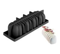 Moule Silicone à Buche - (29 cm x 9 5 cm x 7 5 cm) - ( +230° C à - 40°C)