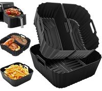 Moule Silicone Air Fryer 20-23cm pour Philips 6.2L NA230, Moulinex 7.5L