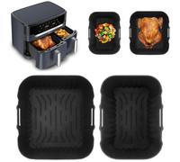 Moule Silicone Air Fryer Moulinex Dual Easy Fry XXL 11 L Réutilisable Panier Plat Accessoires