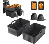 Moule Silicone Air Fryer pour Double Stack XL SL400EU Foodi Max AF500EU AF400EU AF451EU AF300EU 4 Paquet Accessoires