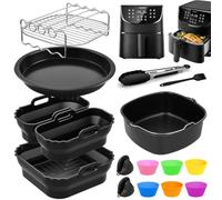 Moule Silicone Air Fryer pour Moulinex Easy Fry 7,5L 16 Pièces