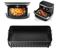 Moule Silicone Air Fryer pour Ninja Foodi Flex 10,4 L AF500EU, Accessoire Air Fryers Ninja Foodi Max,Plat pour Airfryer Ninja 10,4L
