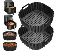 Moule Silicone Air Fryer pour Philips Série 2000 4.2L NA229/00 | Accessoire Air Fryer pour Philips Série 3000 6.2L HD9270/90, Réutilisable Plat Airfryer, passe au lave-vaisselle, sans BPA