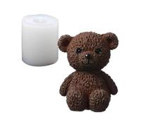 Moule silicone bougie ourson 3D - moule ourson silicone pour bougies DIY, formes à candles en silicona pour fabrication candles maison, Savon - formes silicona pour bougia animaux décoration