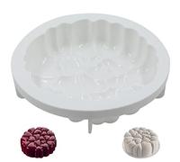 Moule Silicone GâTeau Forme CœUr - 3d Grand Outil Cuisson Mousse Pour Chocolat, Bonbons, GeléE, Brownis, GlaçOns, GâTeaux, Blanc, Dessert, PâTisserie, Baking Outil, 21 X 4,5 Cm