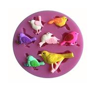 Moule silicone oiseaux moineaux pinsons canaris artisanal décoration naturelle bricolage fimo plâtre créativité
