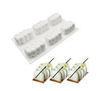 Moule Silicone Patisserie, Moule à Gâteau en Silicone Moule a Entremet Silicone Gâteau Moule en Silicone 3D Antiadhésif Moules à Chocolat Convient pour Gâteaux Mousse de Dôme Gelée Chocolat