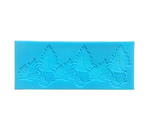 Moule silicone plaque Feuilles feuille nervure de dentelle rectangulaire, decor de gateau, gâteau frontière, décorations en chocolat, Gâteau, pâte à sucre, pâte d'amande, Fondant Pâtisserie Déco Gâteau 16.5x7x0.5cm