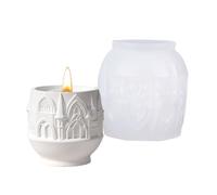 Moule Silicone Pour Fabrication Bougies Les Châteaux D'art En Résine Tasse Stockage Rangement Des Conceptions Nordiques À Maison Utilisation Quotidienne Des Castes En Plâtre