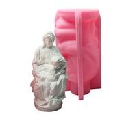 Moule Silicone Résistant À Haute Température Pour Figurine Religieuse Mère Statue Gypse Moule Bijoux Supplies