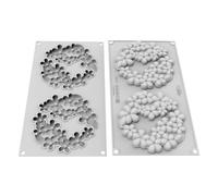 Silikomart Moule silicone Flower Power Blanc 18x2,3x33,5 cm