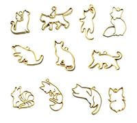 Moule simple en forme de pendentif avec lunette ouverte en silicone pour loisirs créatifs, porte-clés, Halloween