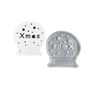 Moule Souple LED Veilleuse En Silicone Moules D'ornement De Forme Ronde Adaptés À L'artisanat Et À La Décoration De La Maison Pour Veilleuse LED