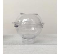 Moule sphérique en résine - Moule en acrylique transparent de 8,9 cm, matériau solide et durable, mod à boule ronde 3D, modèle de moulage époxy, outil d'artisanat, moule artistique | pour projets de