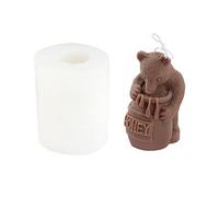 Moule stéréo en silicone pour voler un ours en forme de souche 3D