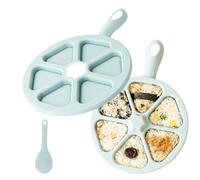 Moule Sushi Triangle Presse à riz triangulaire 6 compartiments avec poignée