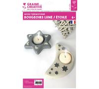 Moule Thermo Bougeoirs Lune / Etoile