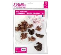 GRAINE CREATIVE Moule thermoformé Friture de Paques Origami