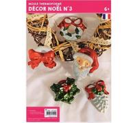 Moule thermoformé - GRAINE CREATIVE - Décor de Noël N°3 - 5 motifs - Démoulage facile - Multicolore