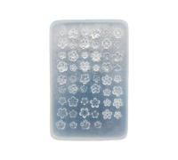 Moule transparent en silicone souple pour sculpture d'ongles, fournitures d'art pour loisirs créatifs, bijoux, décorations d'ongles, outil de processus de durcissement