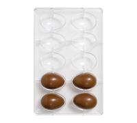 Moule Œufs Decora Polycarbonate 10 Cavité Petit pour Décorer Œufs De Pâques