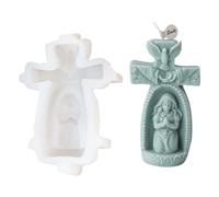 Moule unique en silicone 3D en forme de prière garçon/fille, cadeau fait à la main pour les amateurs d'artisanat, moule ange