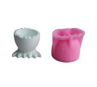 Moule unique en silicone en forme de pieds robuste pour travaux manuels et récipients de rangement élégants