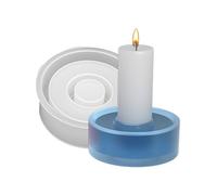 Moule unique en silicone pour bougeoir géométrique en forme de cœur et d'étoile, moule de moulage en résine époxy, décoration de la maison, bougeoir géométrique en résine, décoration de cérémonie de