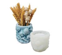 Moule unique en silicone pour conteneurs de ciment et supports pour projets distinctifs d'amélioration de la maison