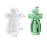Moule unique en silicone pour prière garçon/fille, cadeau fait à la main pour les amateurs d'artisanat, moule de prière