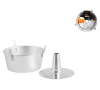 Moule Vespa Américain En Aluminium Avec Plat 24 Cm