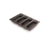 Lékué – Moule à baguettes silicone marron 29,2 x 20,3 x 2 cm – Set de 4