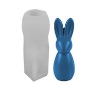 mouleà bougie lapin - mouleen silicone réutilisable 11 x 4 m, outil de moulage à dégagement facile, statue de bonbons au pudding au chocolat | mouleartisanal DIY pour la pâtisserie à domicile, la f