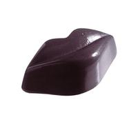 Mouleà chocolat en forme de bouche en polycarbonate