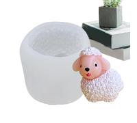 Mouleà chocolat mouton - Moule en silicone de Pâques, plateau à fondant, outil gadget de cuisine, accessoire de pâtisserie créatif, appareil de cuisson de desserts à la maison, moule flexible durable