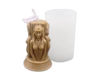 Moules 3D en silicone en forme de trois déesses pour femme enceinte (déesse)