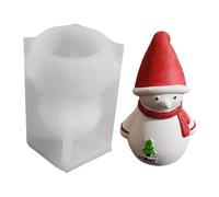 Moules 3D festif - Modèle en silicone pour figurines d'hiver, moule créatif anti-adhésif pour faire des sculptures décoratives et des projets d'artisanat | Pour zones d'atelier, tables de hob