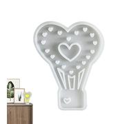 Moules à ballon en silicone, moule à fondant pour montgolfières - Moule à fabriquer des bougies faites à la main - Moule à chocolat pour décorer les gâteaux avec ballons, moule en silicone pour r