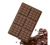 Moules À Barres De Bonbons | Moule En Silicone Rectangulaire À 6 Cavités Pour Chocolat,Forme À Desserts | Pour La Cuisine, La Gelée, Les Fêtes, Les Desserts, Les Bonbons, Les Biscuits